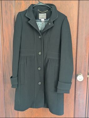 J.Crew double cloth coletta lady day italian wool coat Size 6